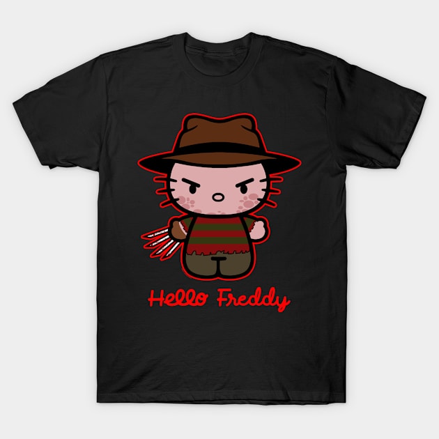 HELLO FREDDY T-Shirt by ROBZILLA